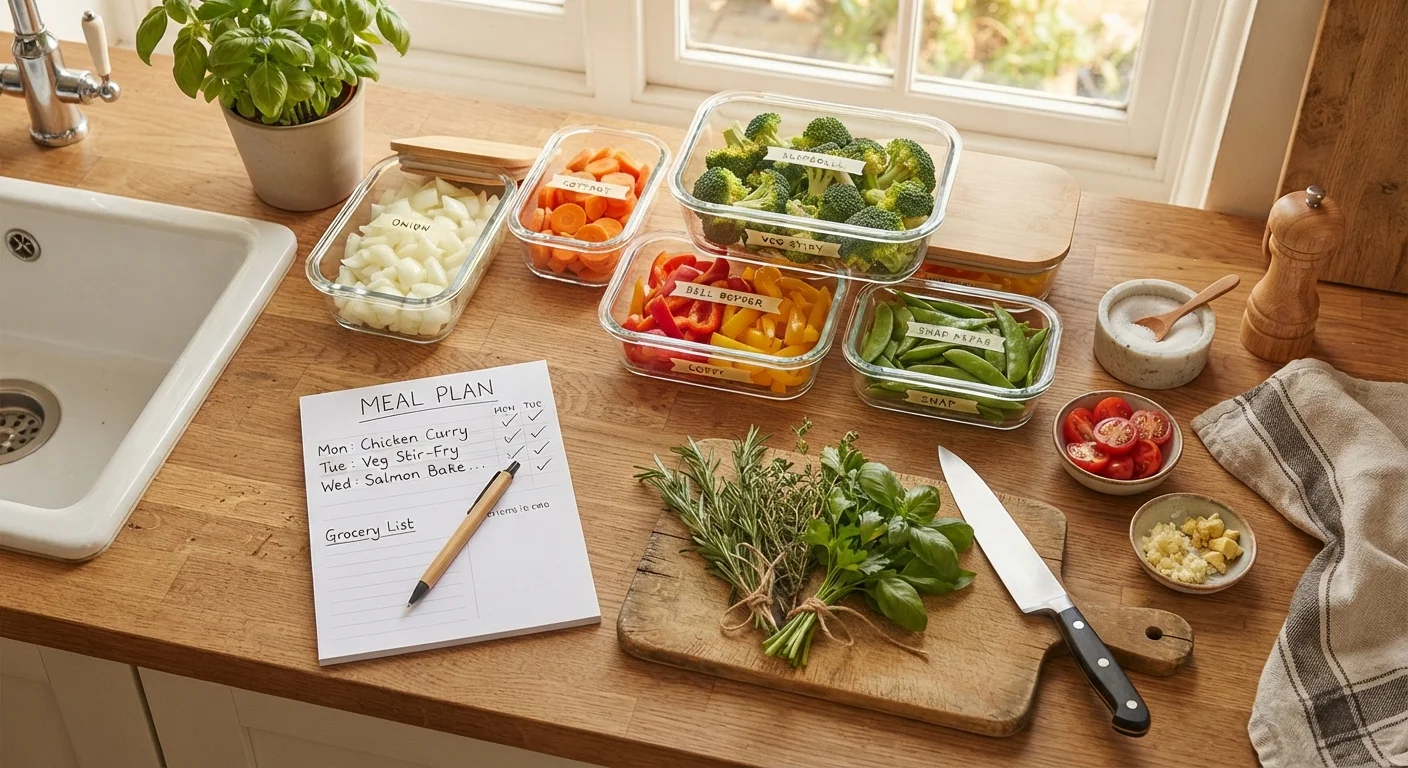 Before You Cook: A Weekly Prep Checklist for Easier Weeknight Meals