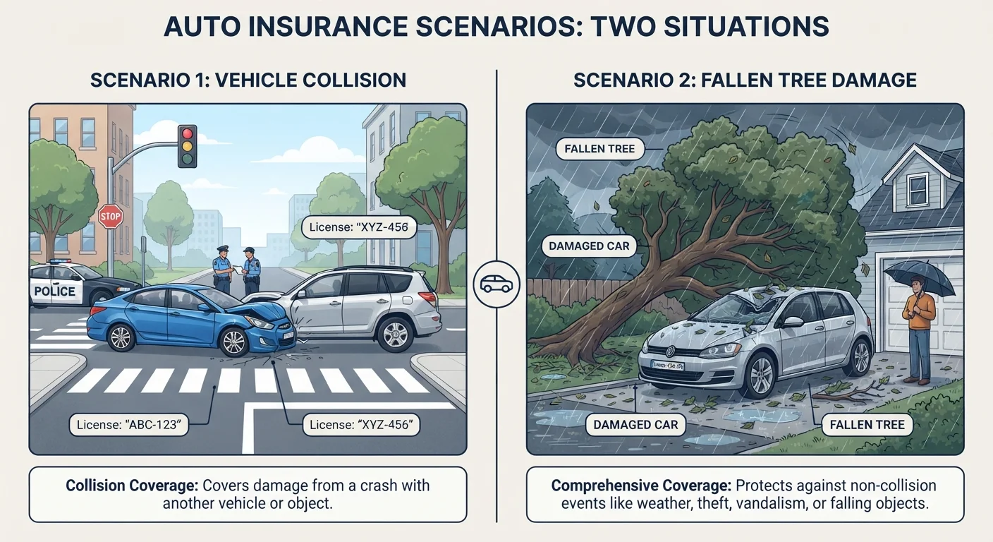 Collision vs. Comprehensive Coverage: When Each One Kicks In