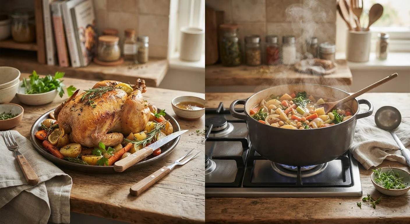 Cooking With Dry Heat vs. Moist Heat