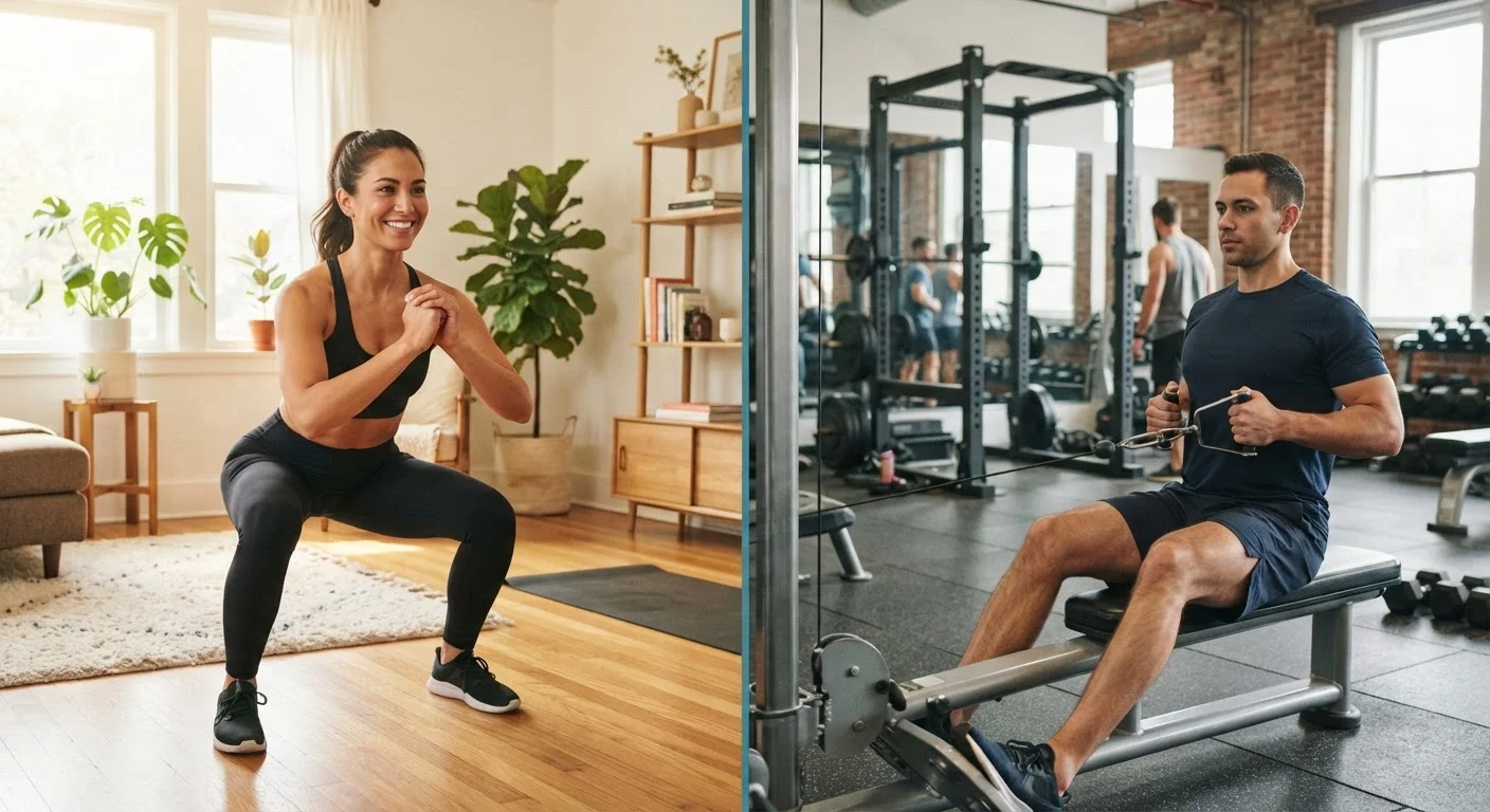Home Workouts vs. Gym Workouts: What Changes and What Stays the Same