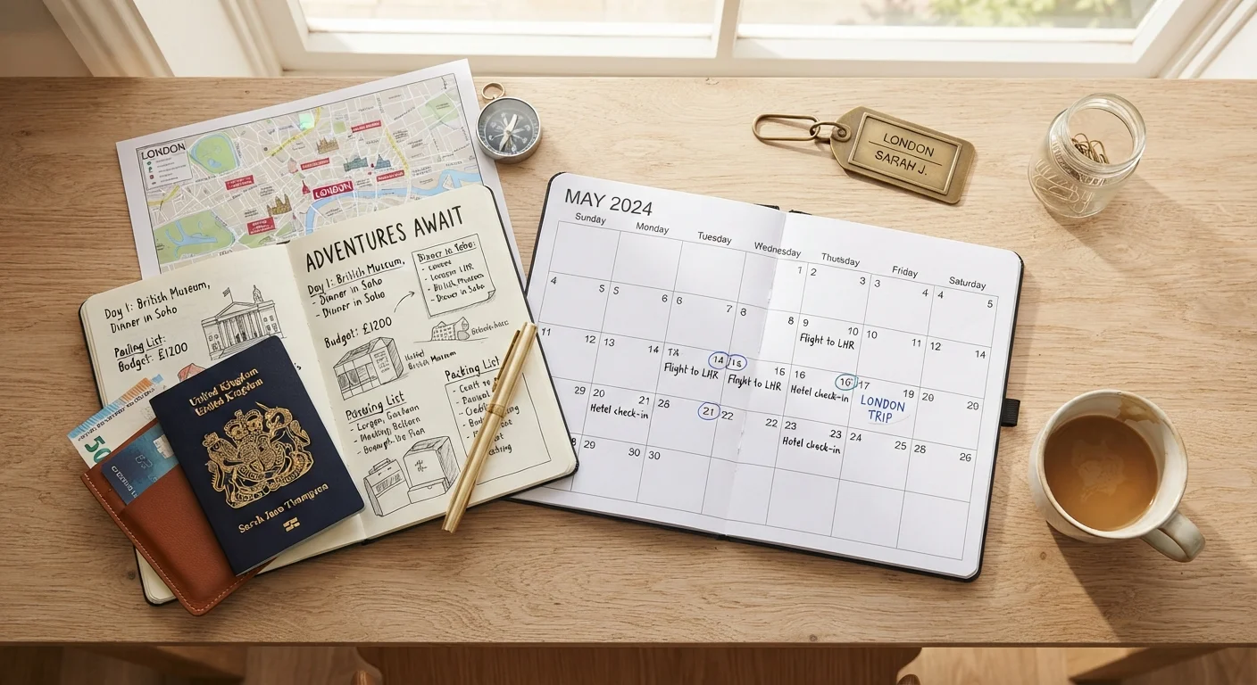 How Far in Advance Should You Plan Each Part of a Trip?