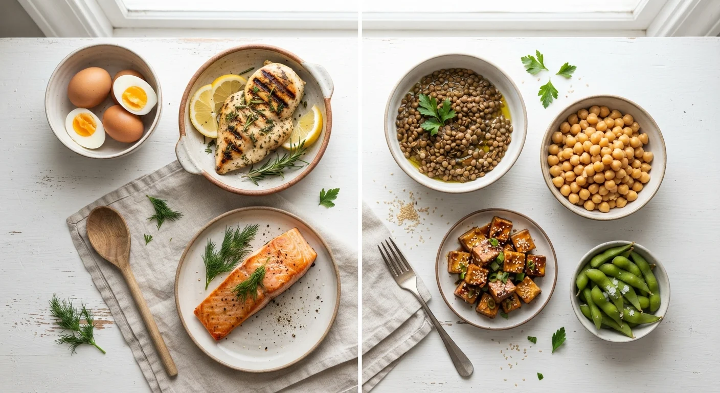Protein Sources Side by Side: Animal vs. Plant Options Compared