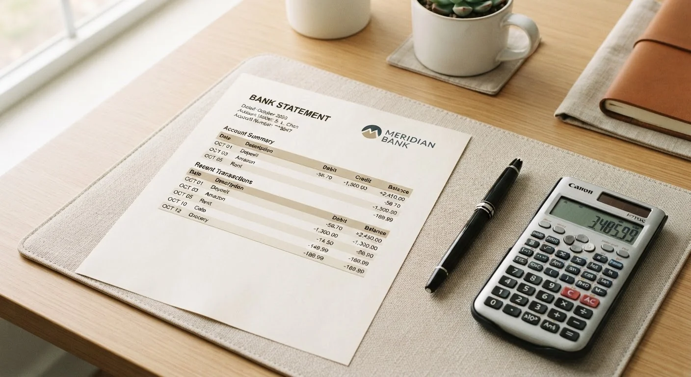 Reading a Bank Statement: The Line Items Most People Skip Over