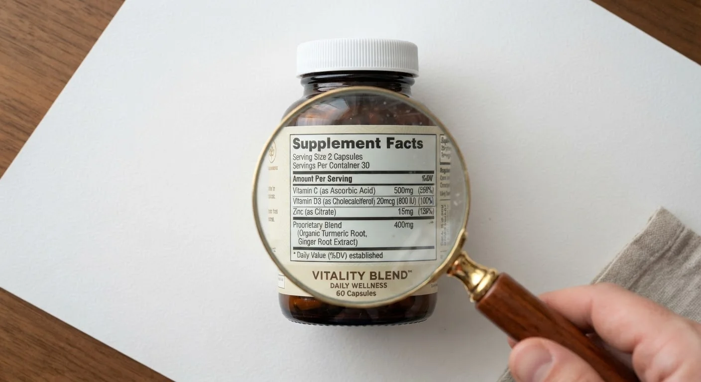 Reading a Supplement Label Without Getting Lost