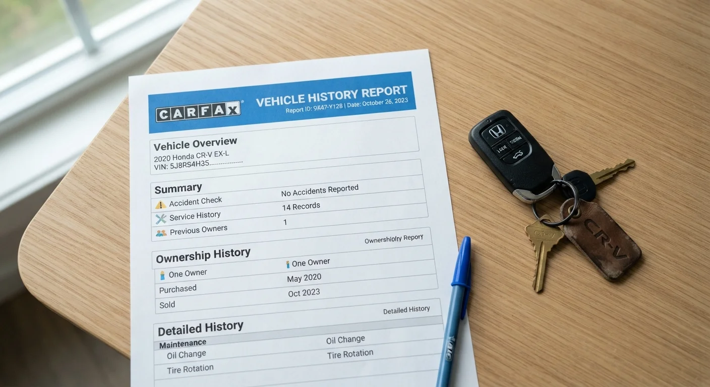 Reading a Vehicle History Report Without Getting Lost in the Data