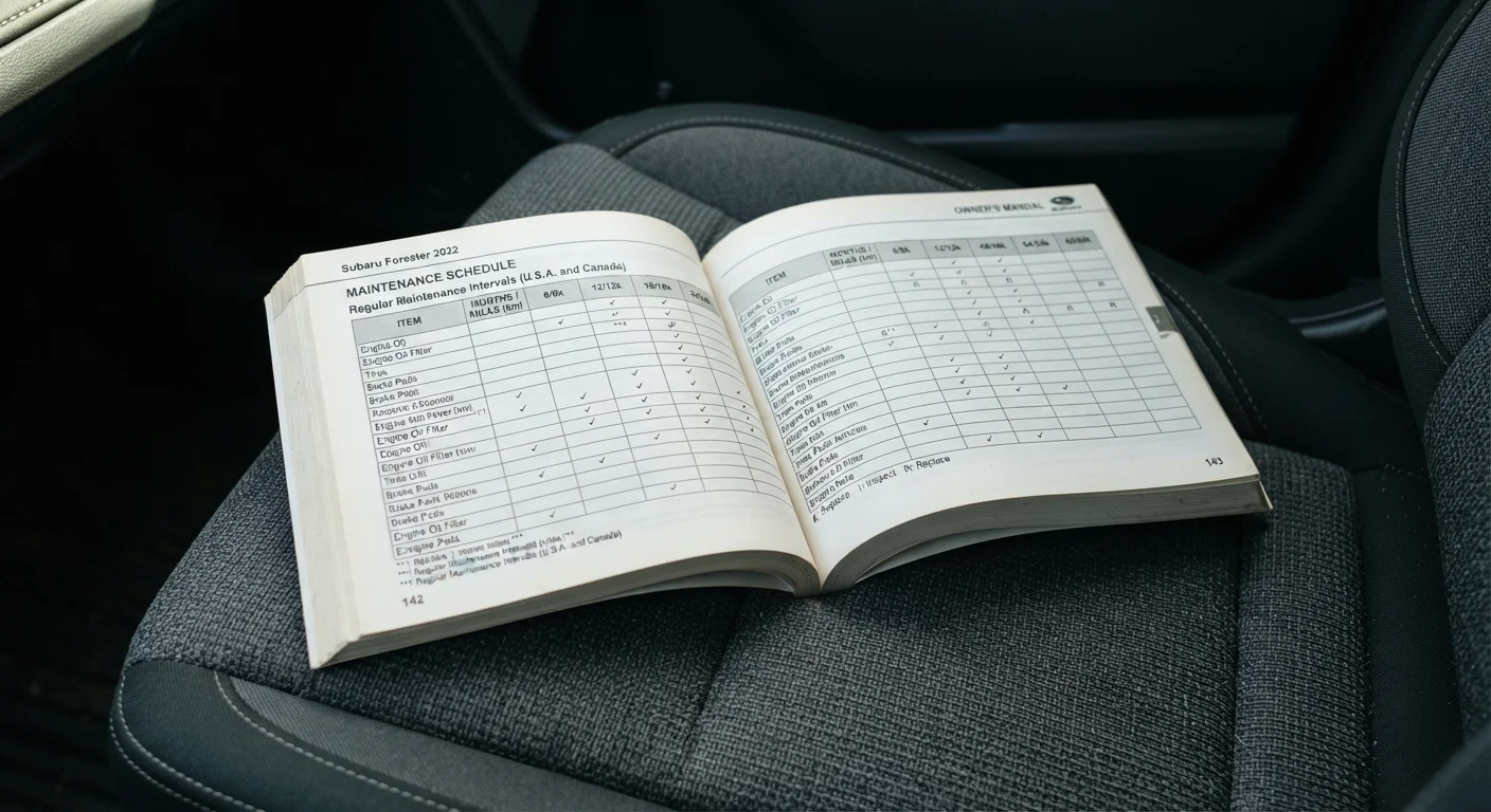 Reading Your Owner's Manual: The Maintenance Information Most Drivers Skip