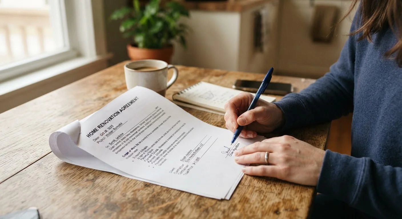 Renovation Contracts: The Terms That Protect You as a Homeowner