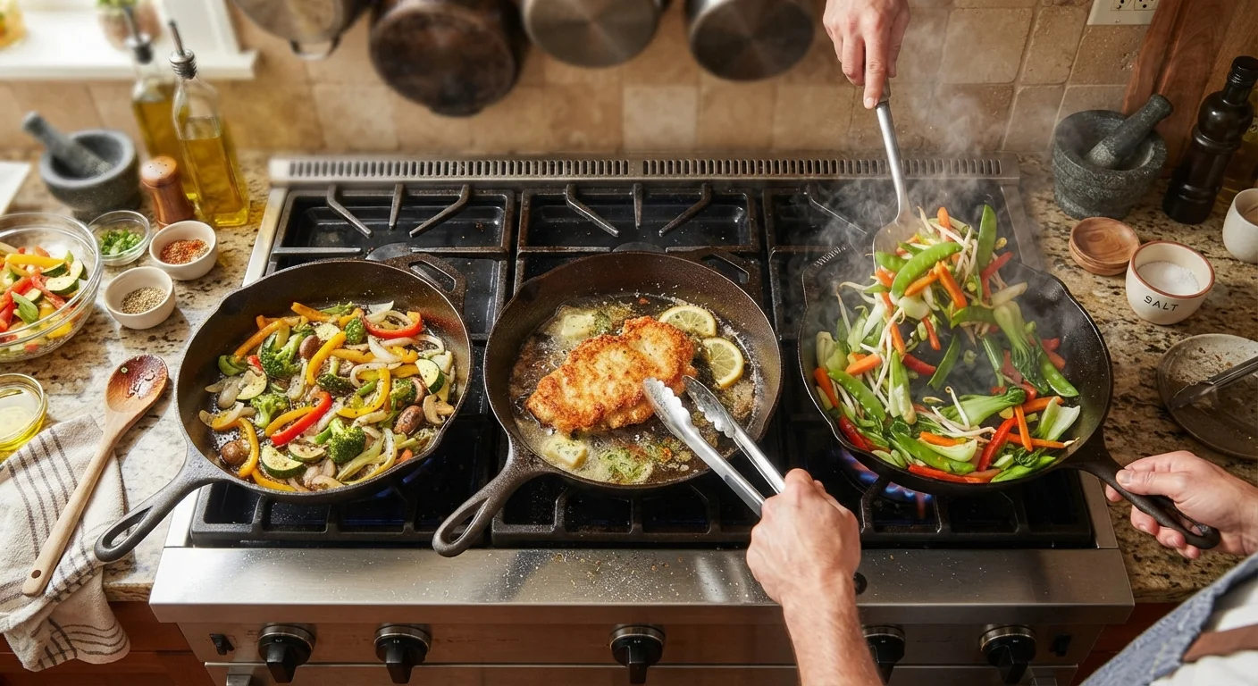 The Difference Between Sautéing, Pan-Frying, and Stir-Frying