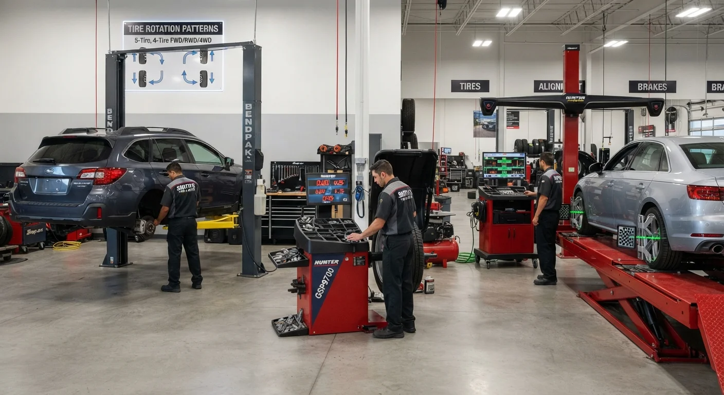 Tire Rotation, Balancing, and Alignment: Three Jobs People Confuse